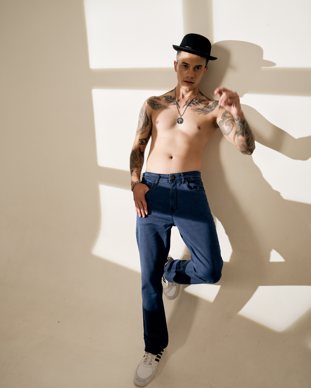 Classic Blue Slim Fit  Denim Jeans for Men