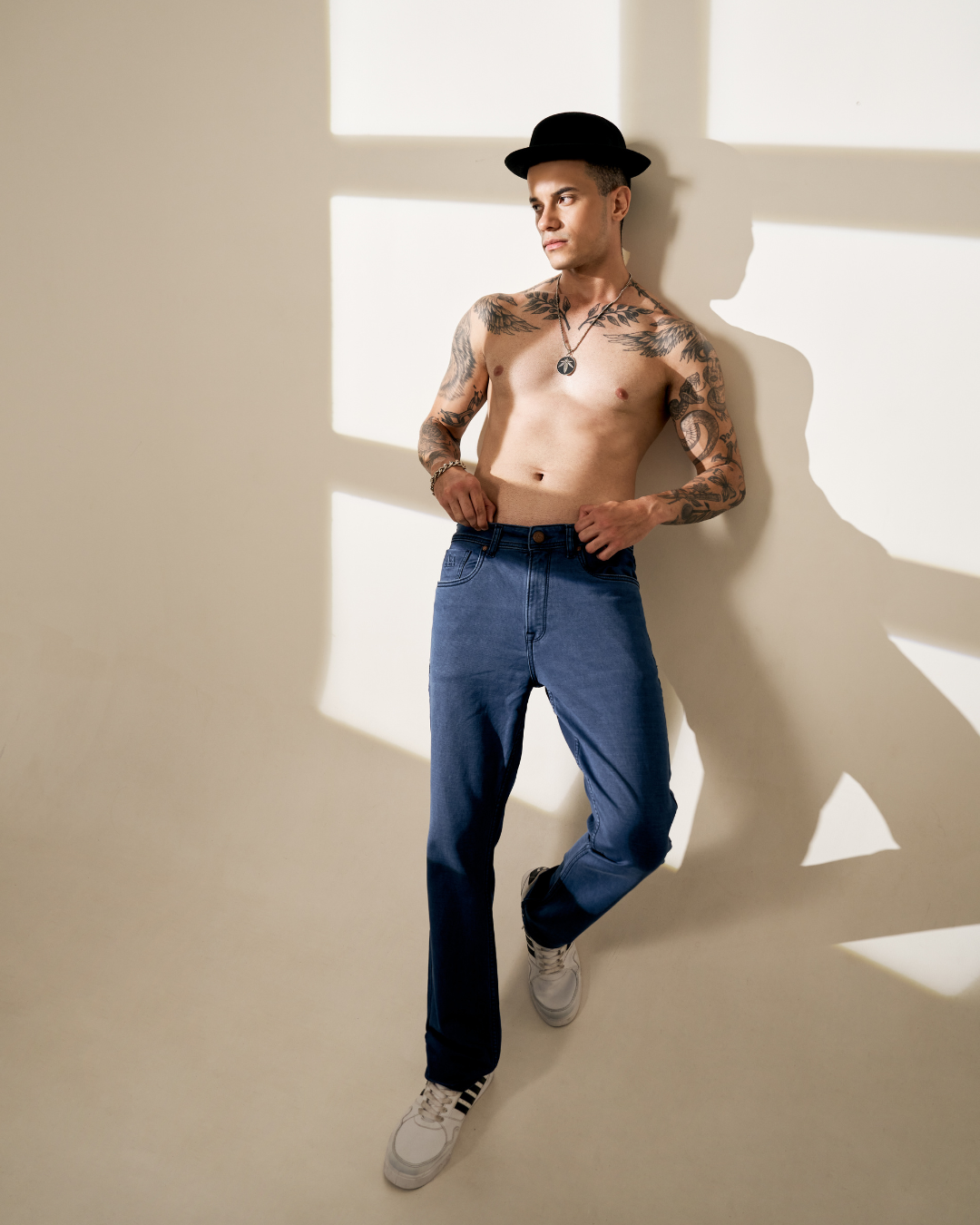 Classic Blue Slim Fit  Denim Jeans for Men