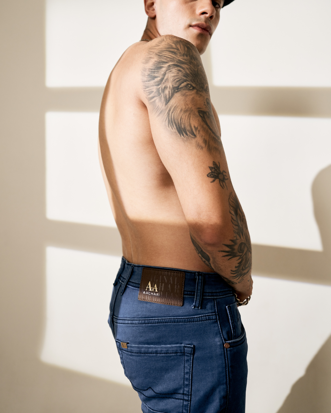 Classic Blue Slim Fit  Denim Jeans for Men