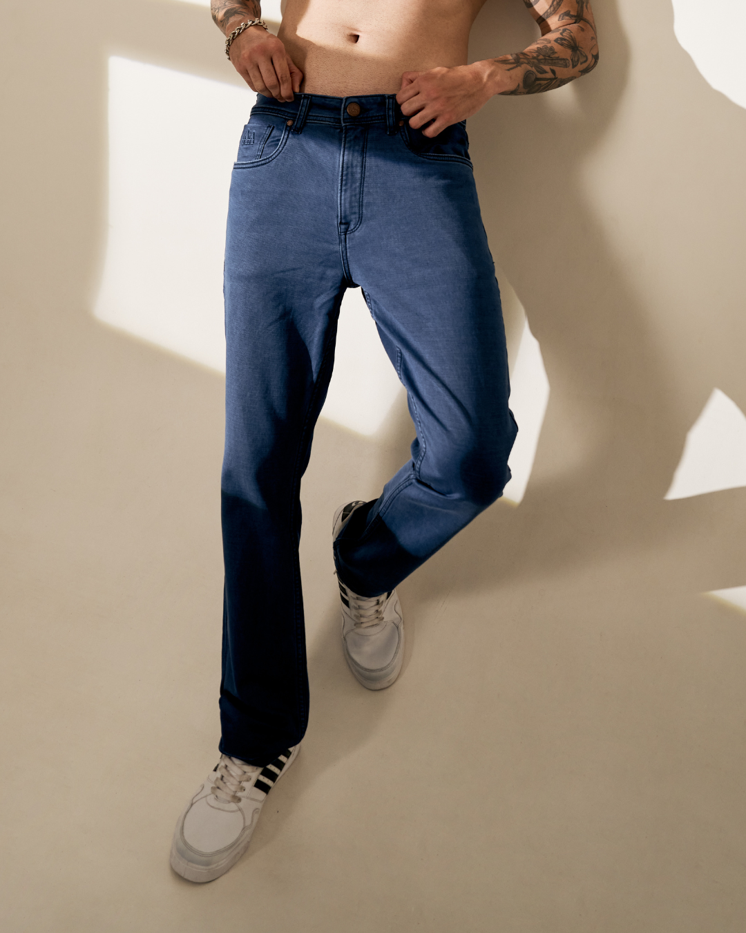 Classic Blue Slim Fit  Denim Jeans for Men