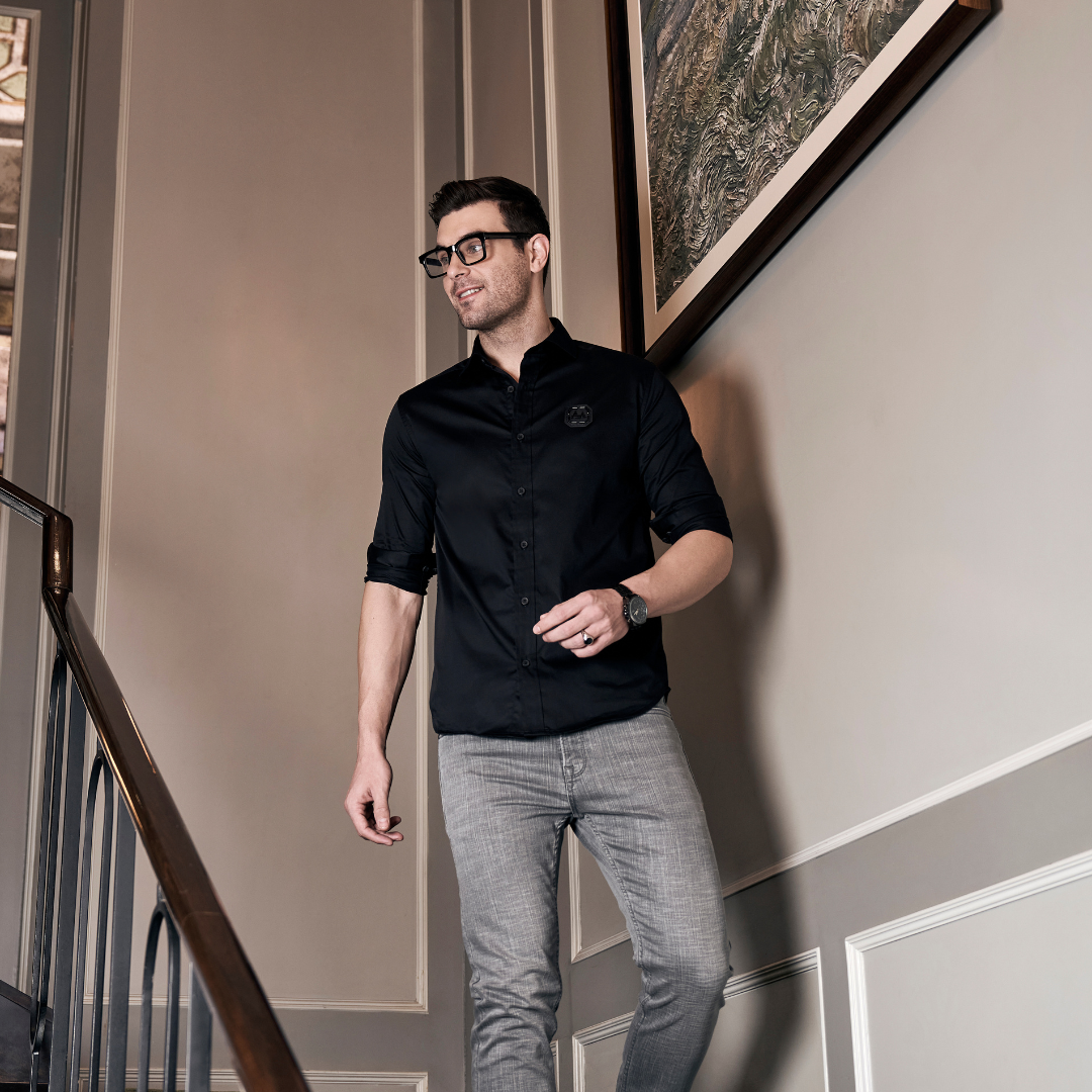 Aachari Midnight Black Shirt