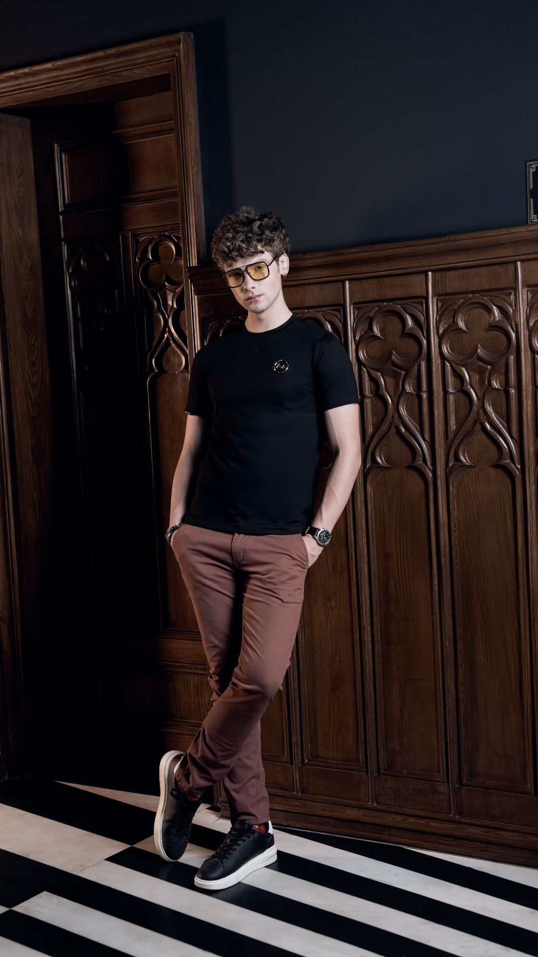 Exclusive Achari Black T-Shirt