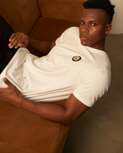 Gold Emblem White Tshirt