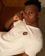 Gold Emblem White Tshirt