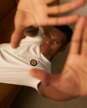 Gold Emblem White Tshirt