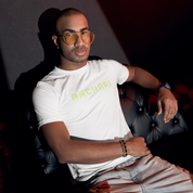 Classic White T-shirt with Neon Green Tint