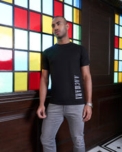Men's Regular Black T-Shirt