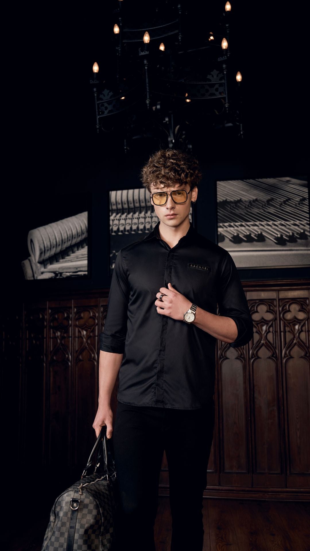 Aachari Classic Black Shirt