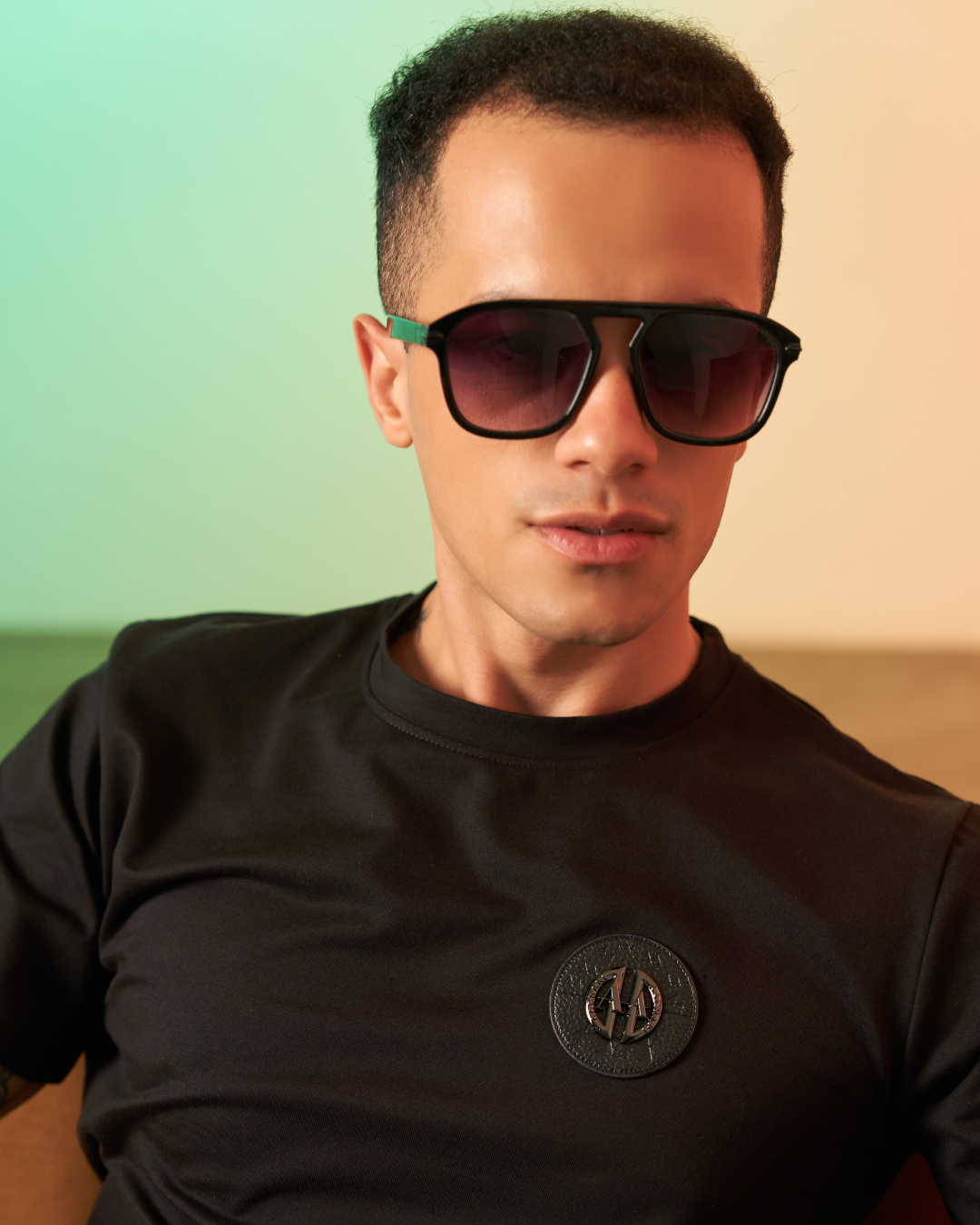 Premium Black Emblem T-Shirt
