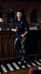 Signature Full Sleeve Black Shirt