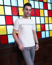 Aachari Signature Glow White Tshirt