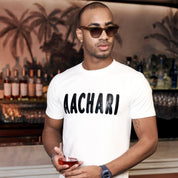 Exclusive Aachari Men's White T Shirt