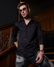 Aachari Signature Black Shirt