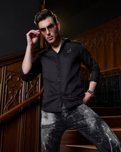 Aachari Signature Black Shirt