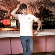 Aachari Regular White T Shirt