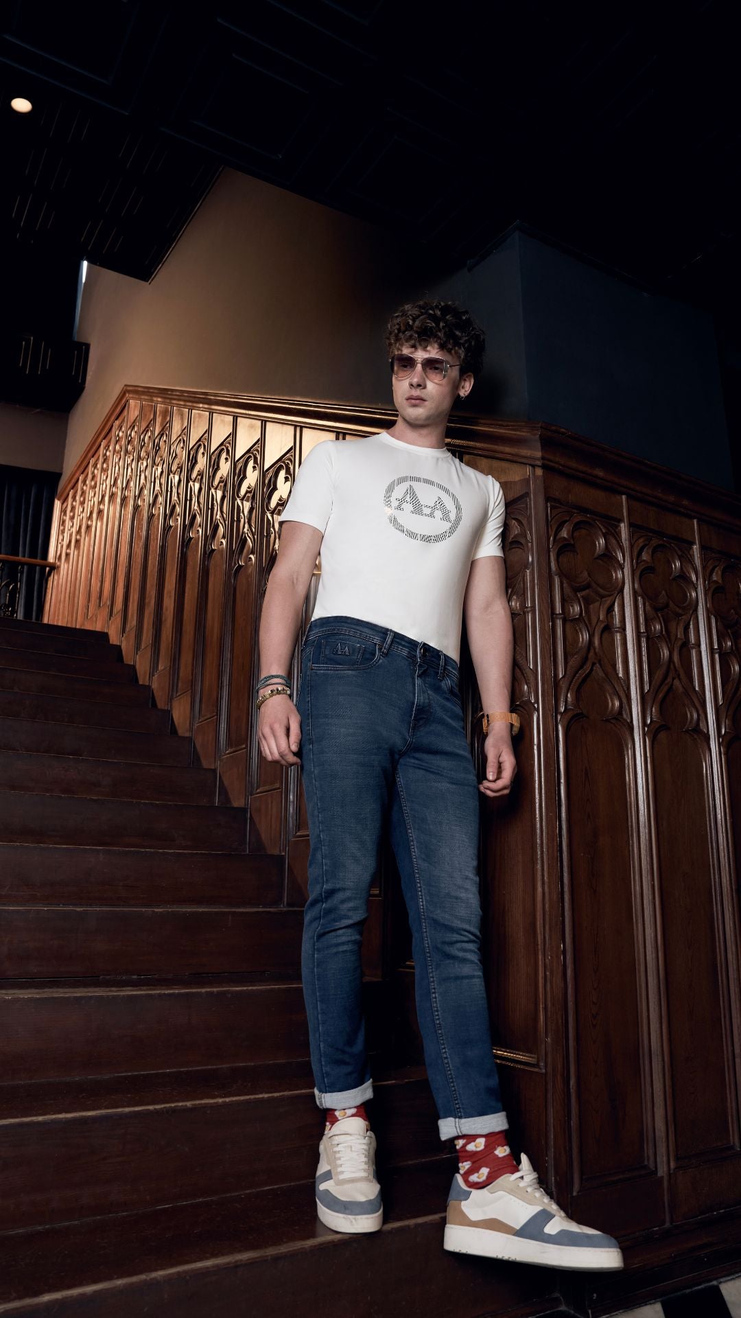 Aachari Classic Spark White T-shirt