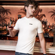 Aachari Regular White T Shirt