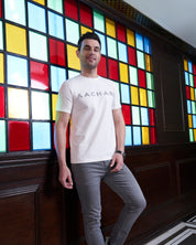Aachari Signature Glow White Tshirt