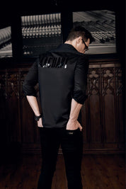 Aachari Sophisticated Black Full Sleeves