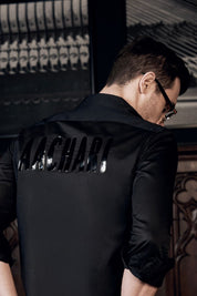 Aachari Sophisticated Black Full Sleeves
