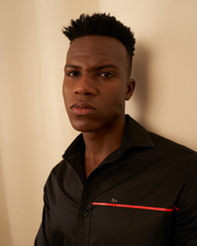 Shadow Line – Black Shirt with Red Accent by Aachari