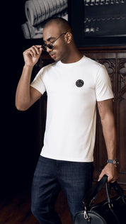 Exclusive Aachari White T-Shirt