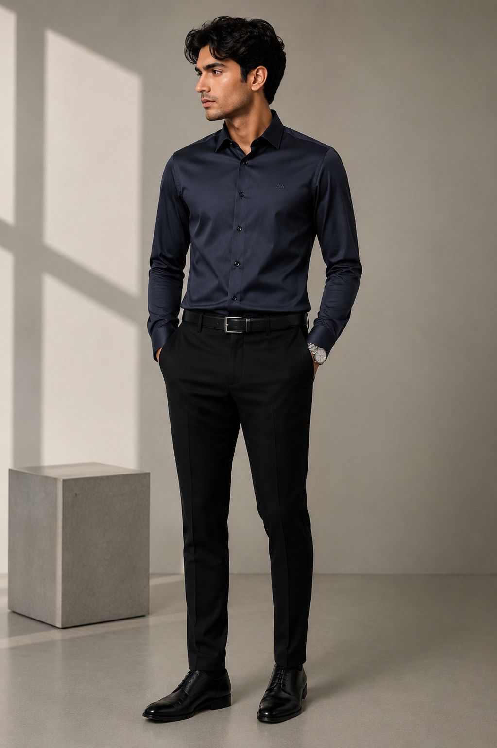 Navy Blue Premium Shirt