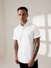 White classic Half Sleeve