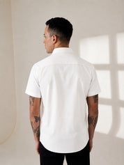 White classic Half Sleeve
