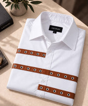 Leather Strap Shirt