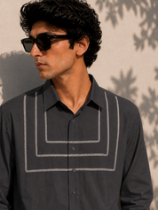 Layered Embroidery Shirt