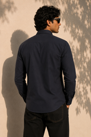 Layered Embroidery Shirt