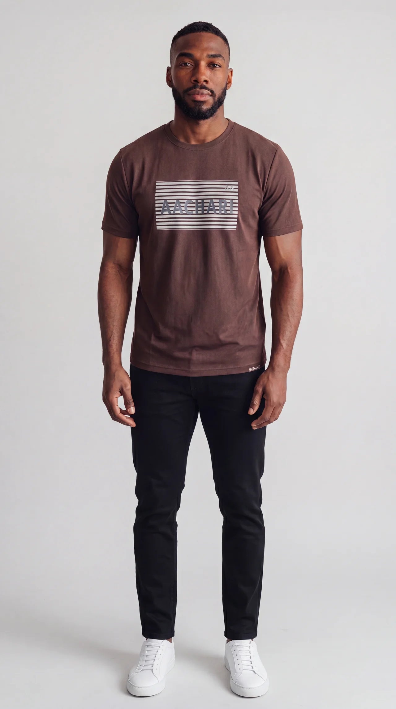 Label Brown T-Shirt