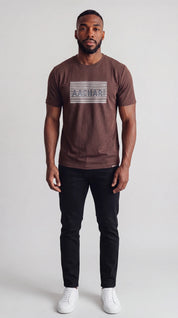 Label Brown T-Shirt