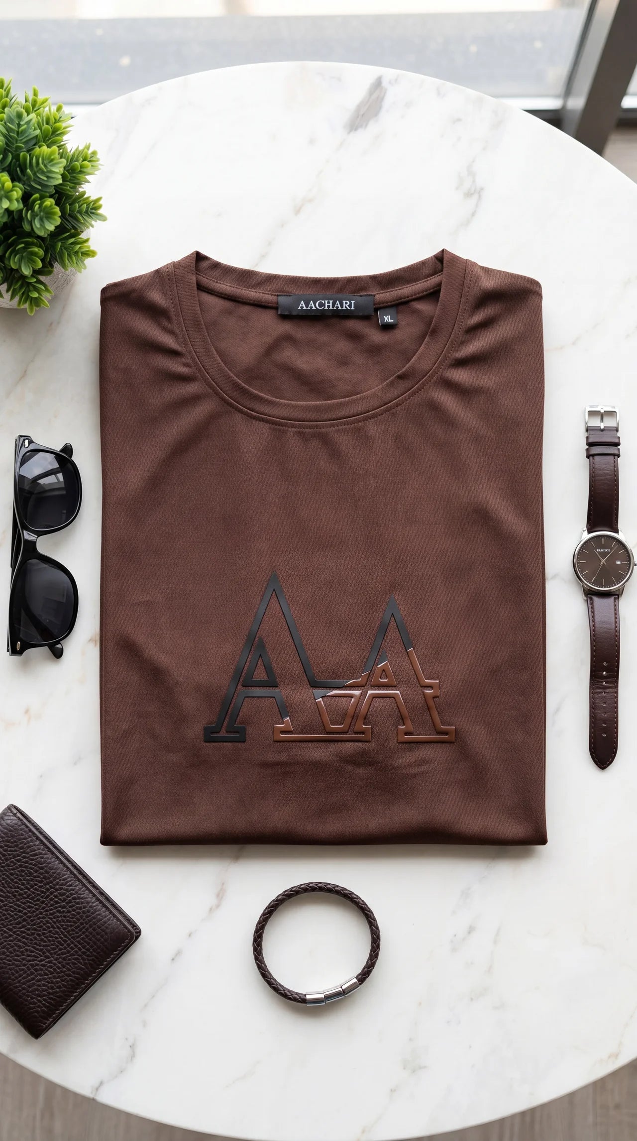 Signature Brown T Shirt