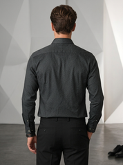 Forest Green Textured Shirt