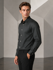 Forest Green Textured Shirt