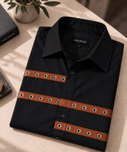 Leather Strap Shirt