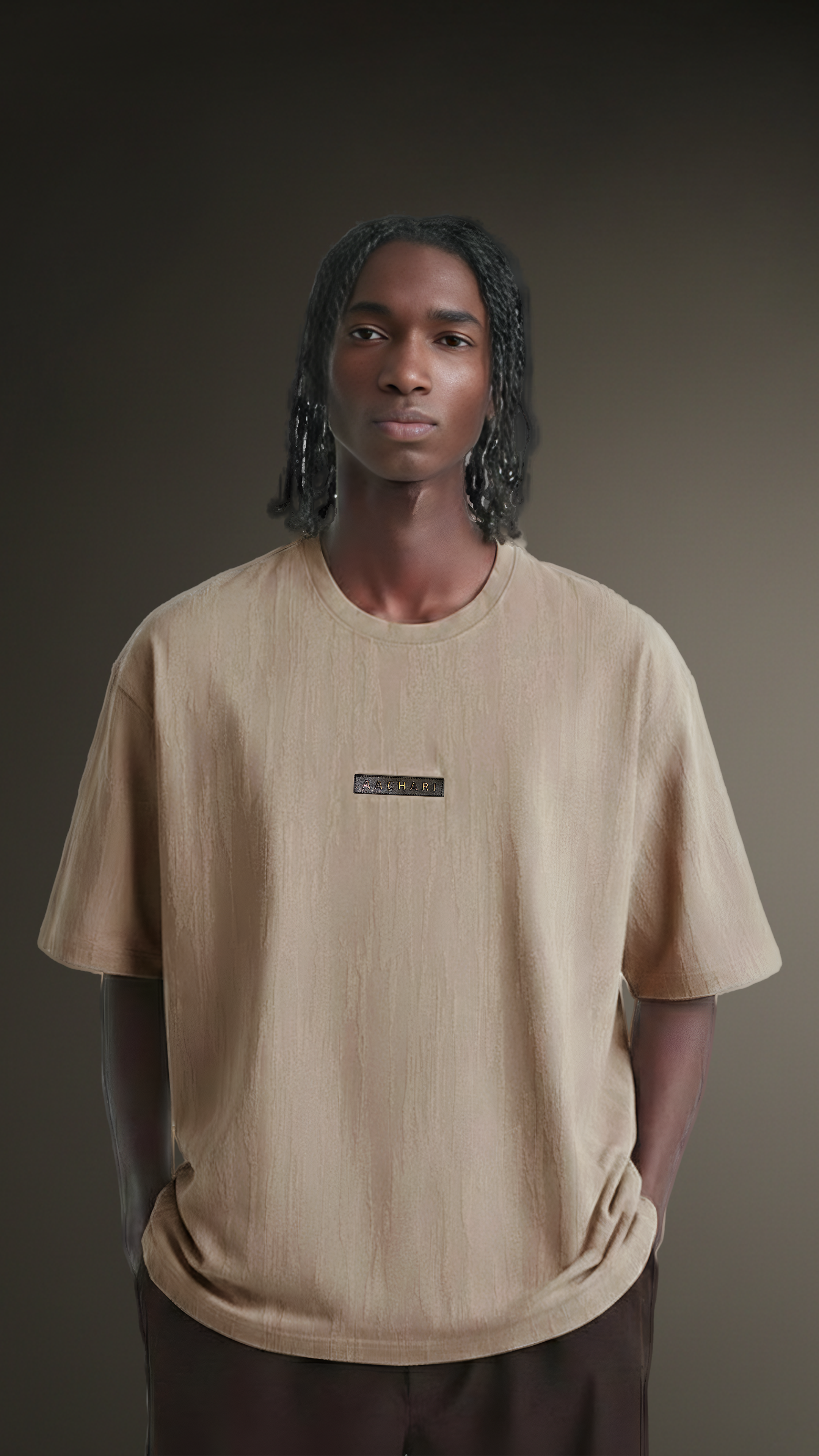 Textured Oversized Tee