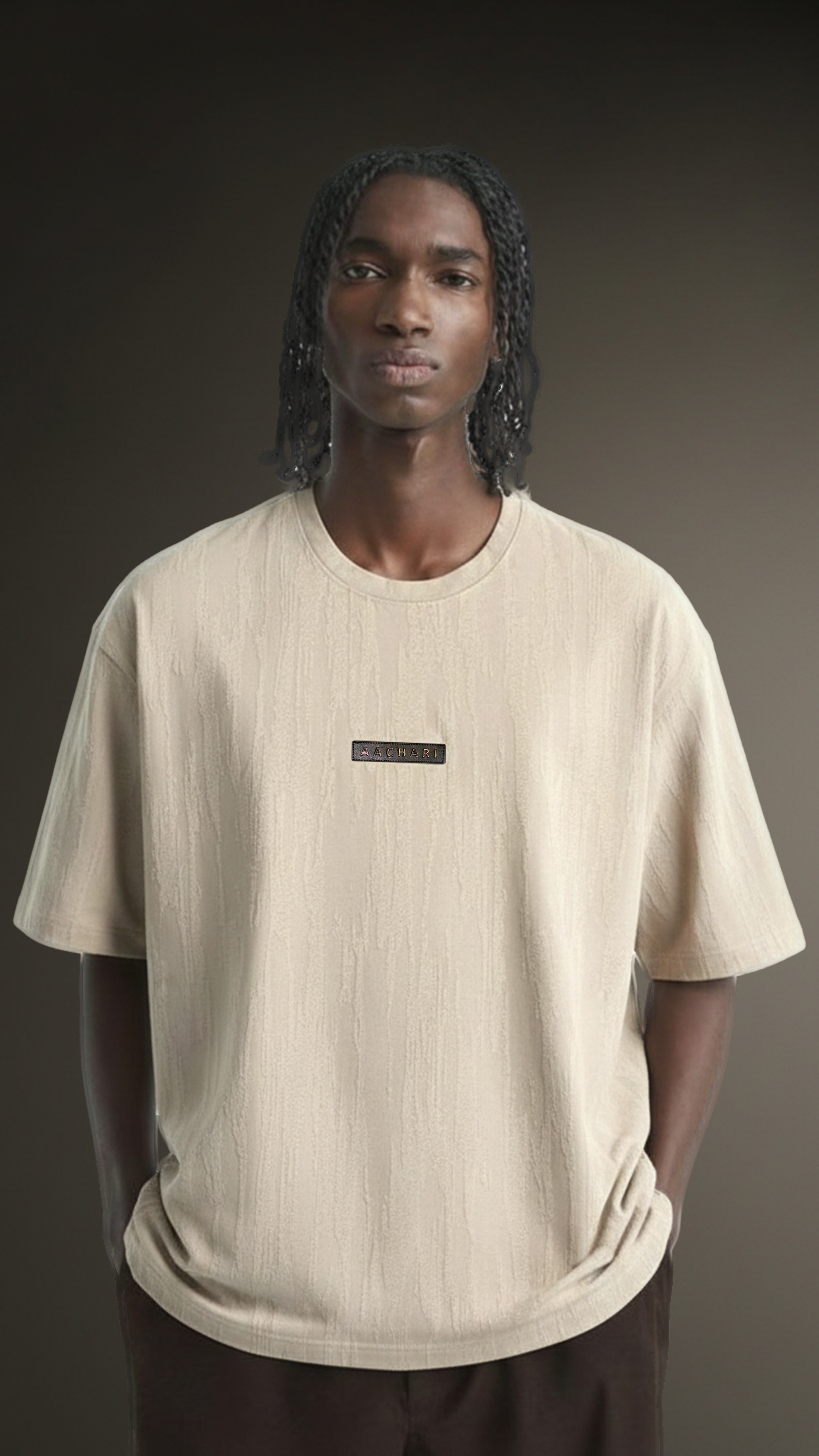 Textured Oversized Tee