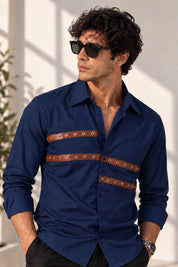 Leather Strap Shirt