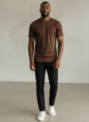 Brown Tri-tone T-Shirt