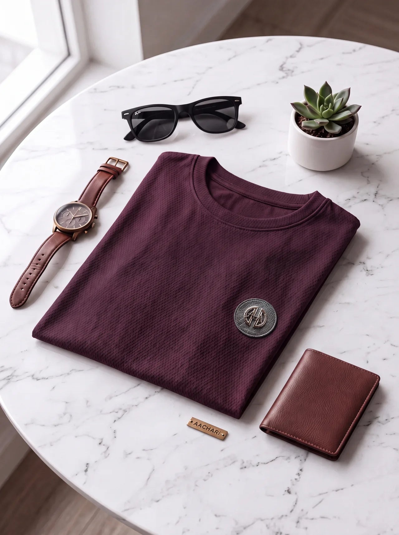 Emblem Wine T-shirt
