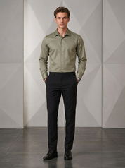 Sage Green Textured Shirt
