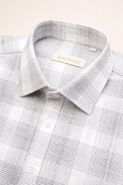 White Checks Shirt