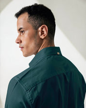 Classic Full Sleeve green Shirt