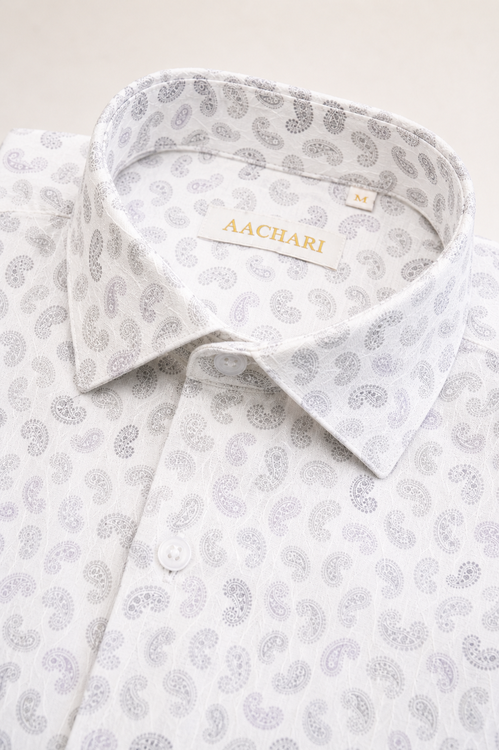 White paisley print Shirt