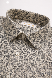 Ivory floral print shirt