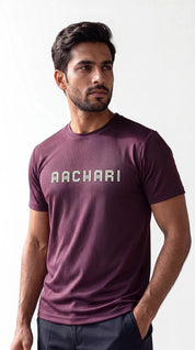 Wine T-shirt with Neon Green Tint