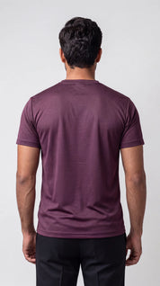 Wine T-shirt with Neon Green Tint